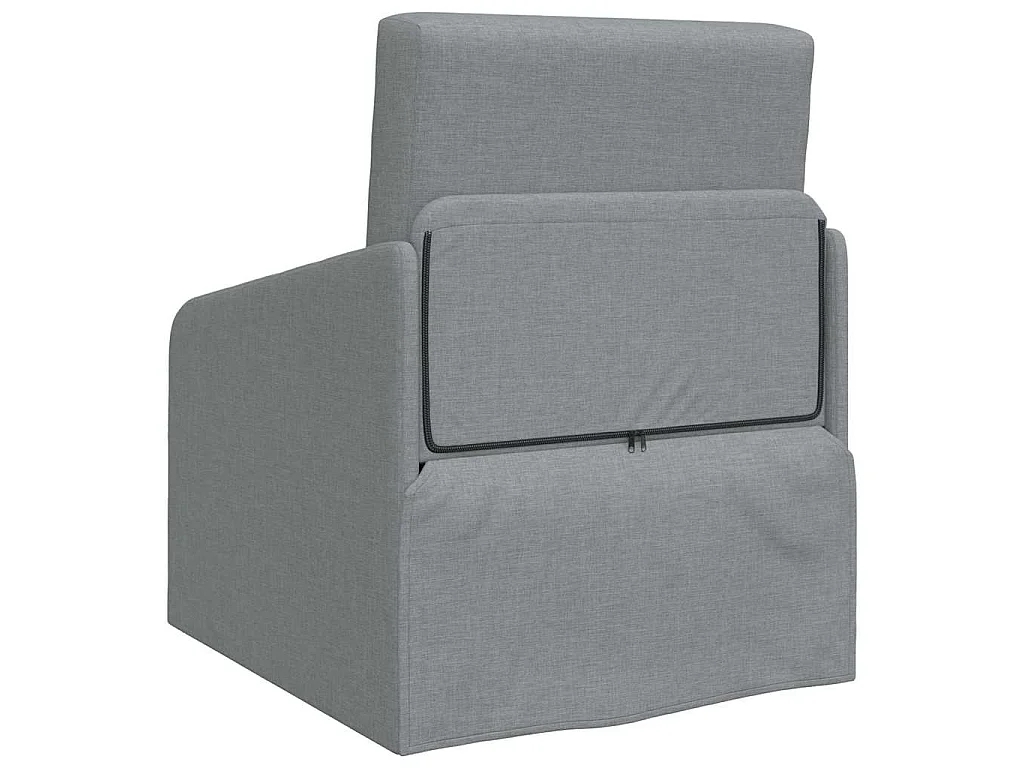 Canapé-Lit Gris clair 65 x 80 x 83 cm tissu