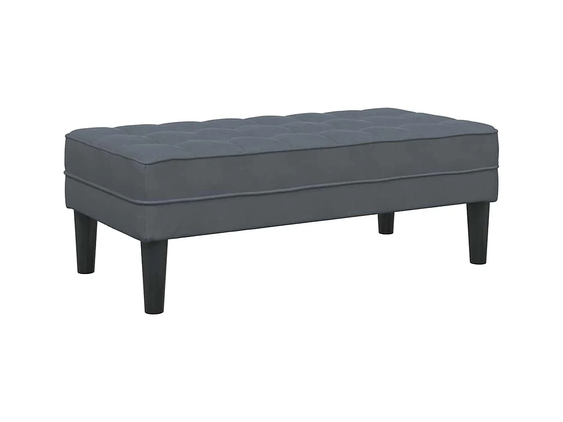 Ensemble de Canapés 2 pcs Gris foncé 173 x 131 x 67 cm Velours