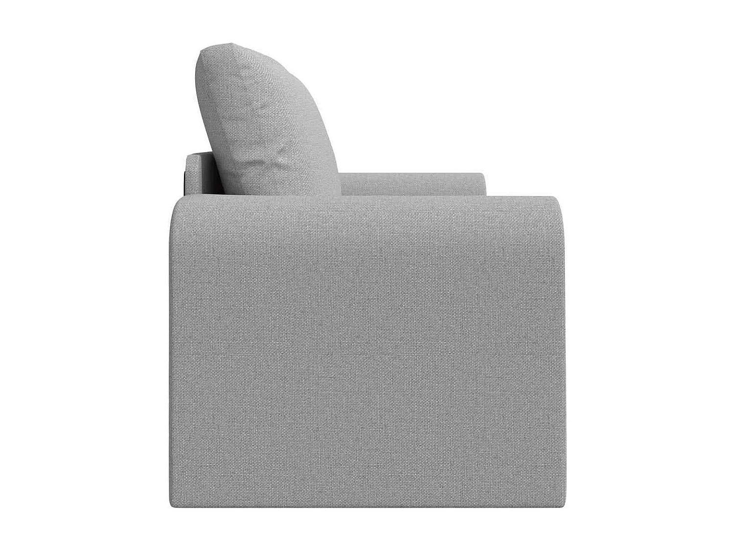 Canapé-Lit Gris nuage 148 x 71 x 83 cm tissu