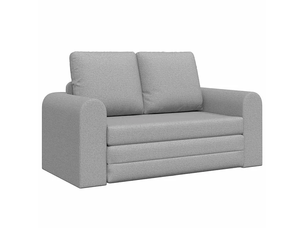 Divano letto grigio nuvola 148 x 71 x 83 cm tessuto