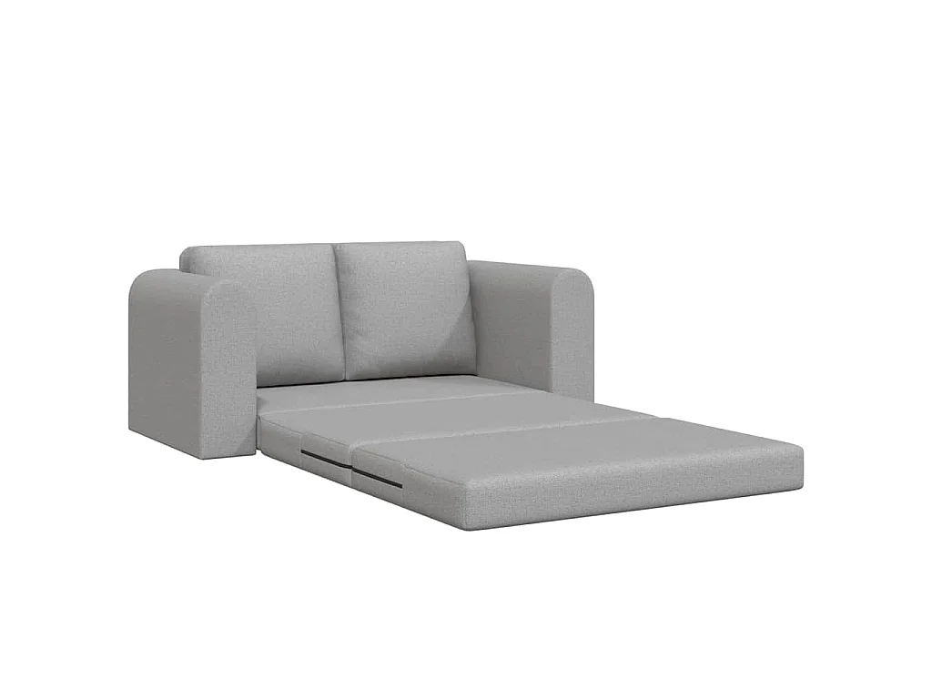 Divano letto grigio nuvola 148 x 71 x 83 cm tessuto