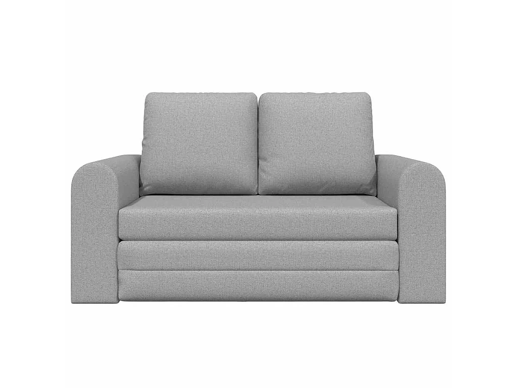 Divano letto grigio nuvola 148 x 71 x 83 cm tessuto