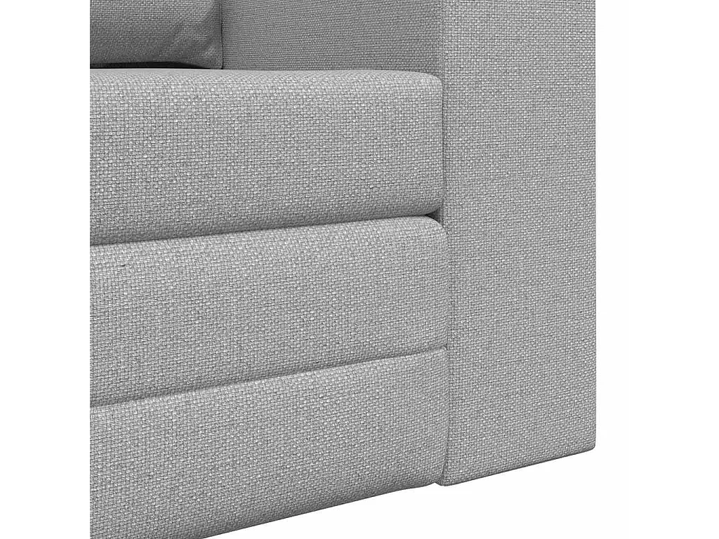 Divano letto grigio nuvola 148 x 71 x 83 cm tessuto