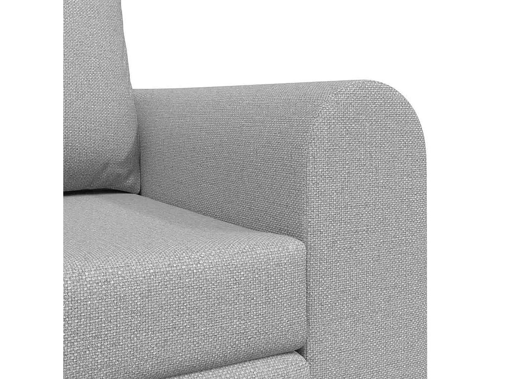 Divano letto grigio nuvola 148 x 71 x 83 cm tessuto