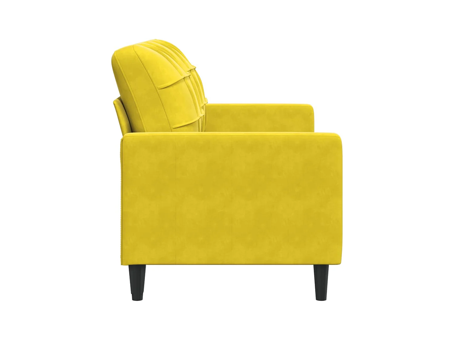 2-zitsbank Geel 140 cm Fluweel