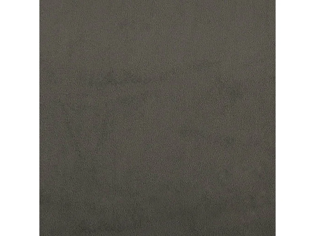 Sofá cama de 2 plazas con dos almohadas en terciopelo gris oscuro