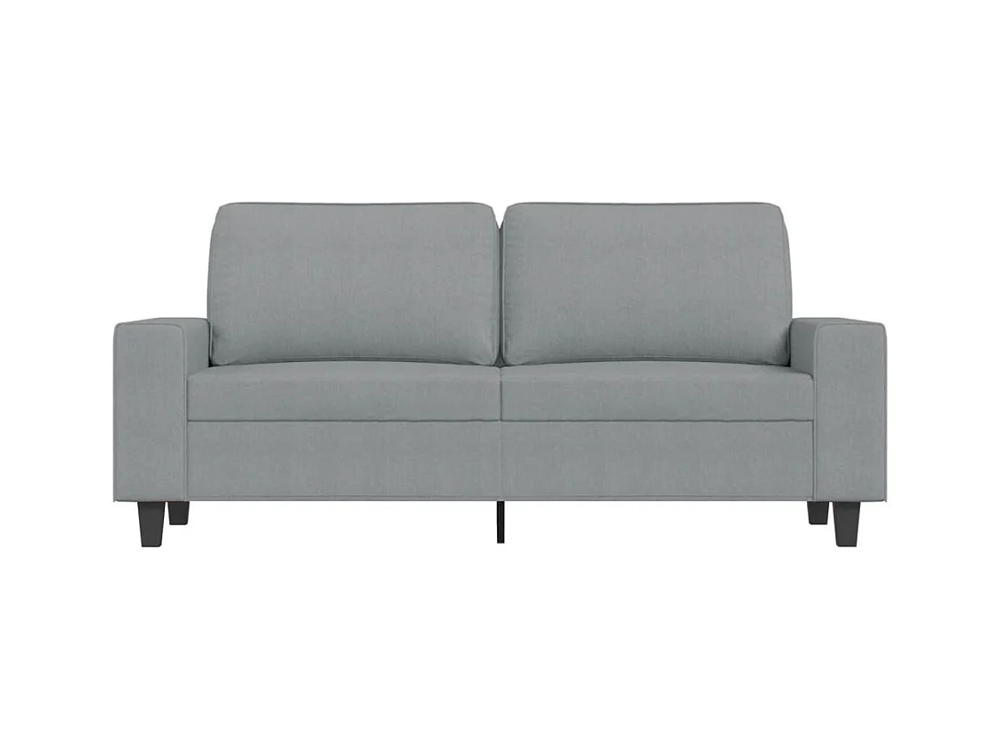 2-zitsbank Lichtgrijs 140 cm Stof