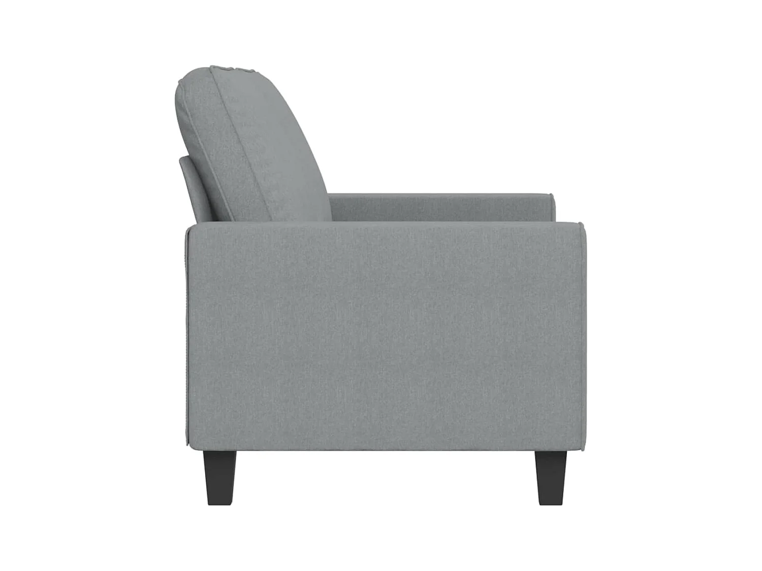 2-zitsbank Lichtgrijs 140 cm Stof