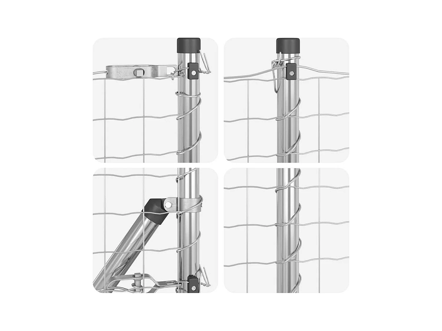 Canapé à 2 places Gris 120 cm Similicuir