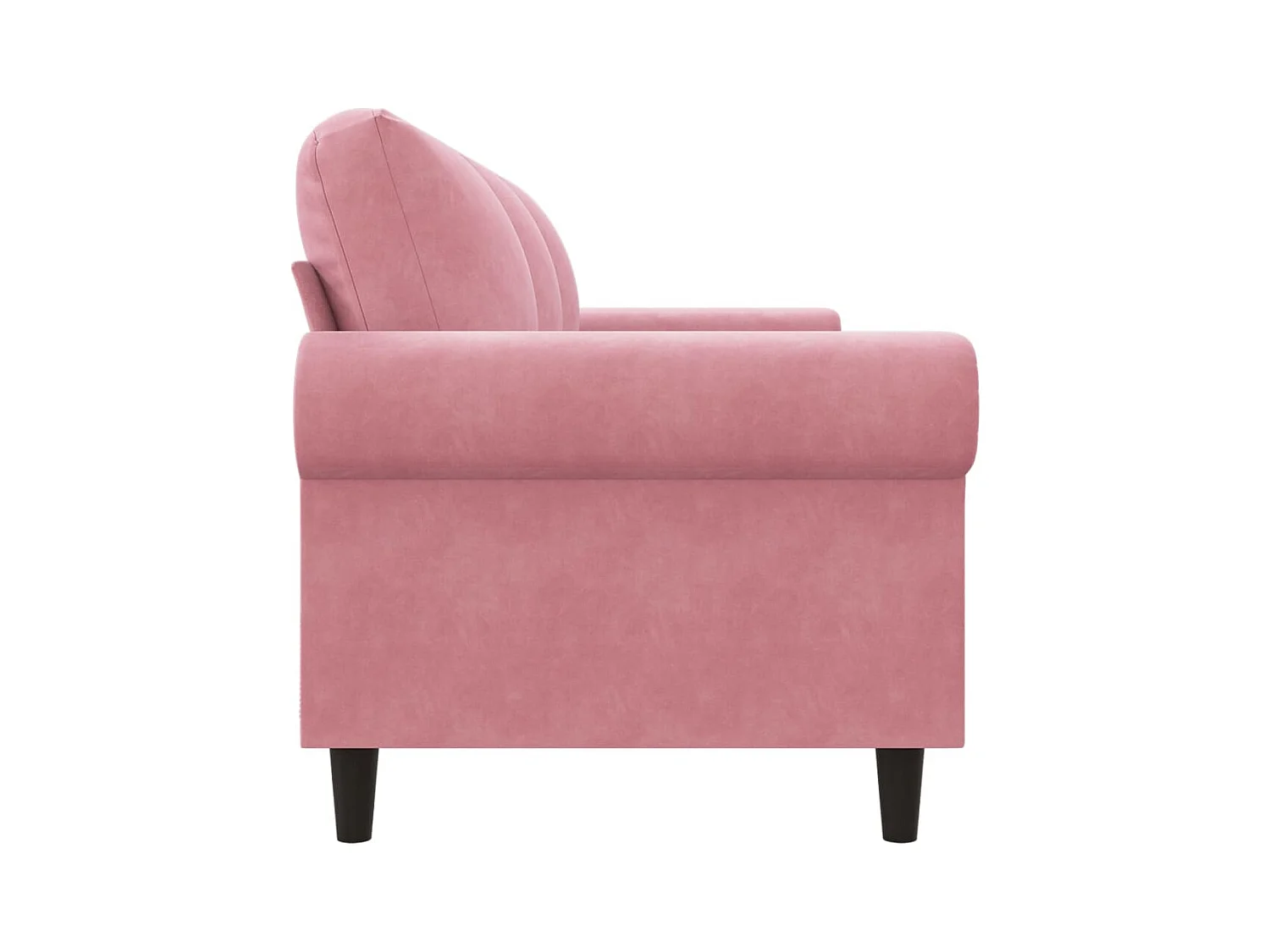 Divano 3 posti Rosa 180 cm Velluto