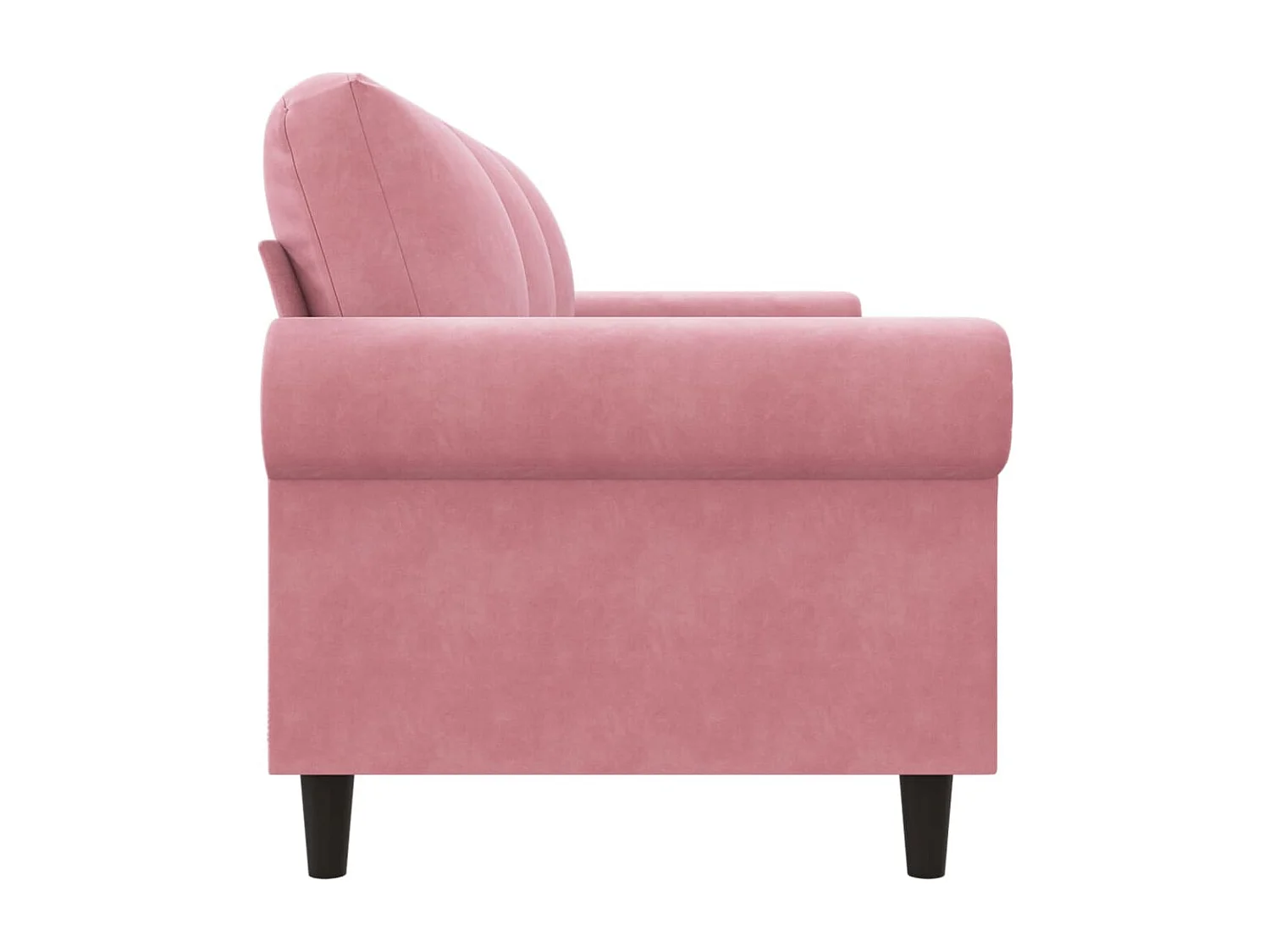 Divano 3 posti Rosa 180 cm Velluto