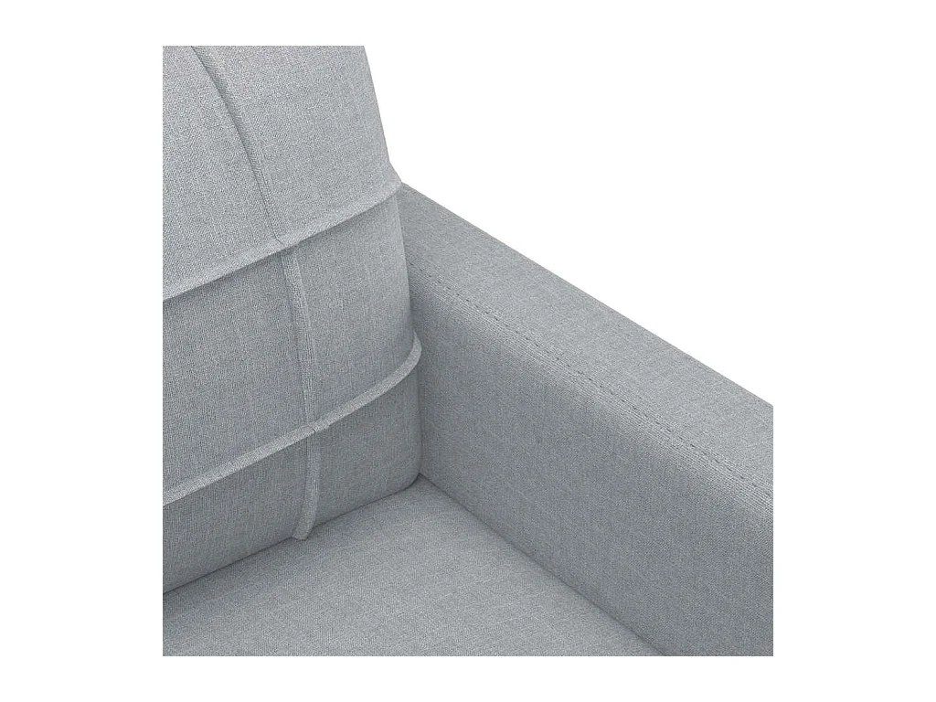 Fauteuil Gris clair 60 cm Tissu