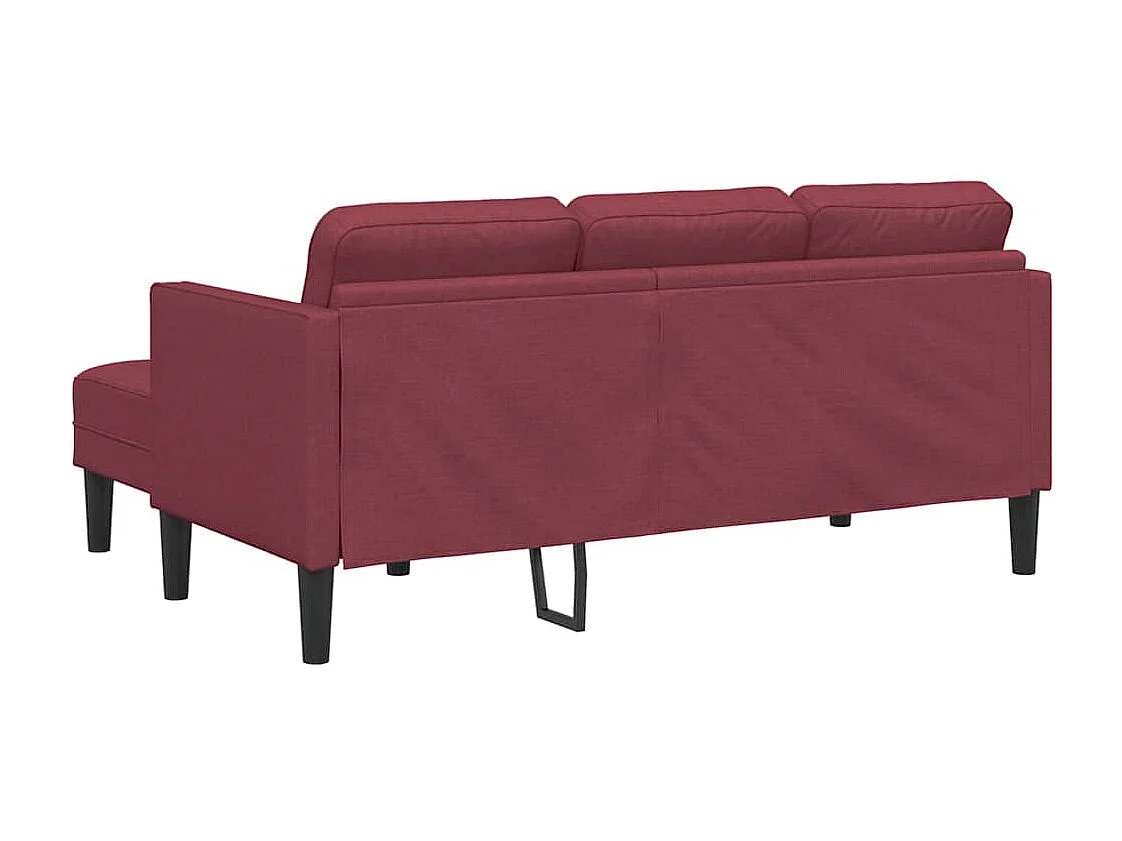 Ensemble de Canapés Rouge vin 173 x 131 x 67 cm tissu