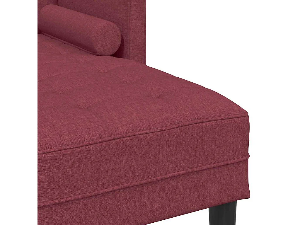 Ensemble de Canapés Rouge vin 173 x 131 x 67 cm tissu