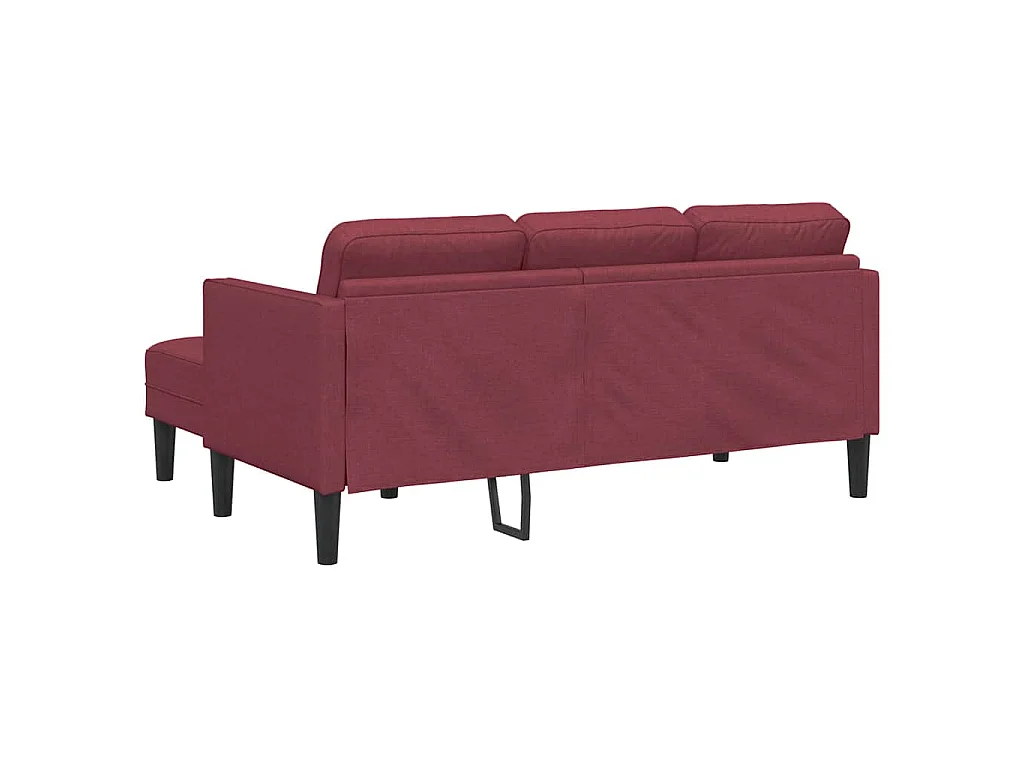 Ensemble de Canapés Rouge vin 173 x 131 x 67 cm tissu
