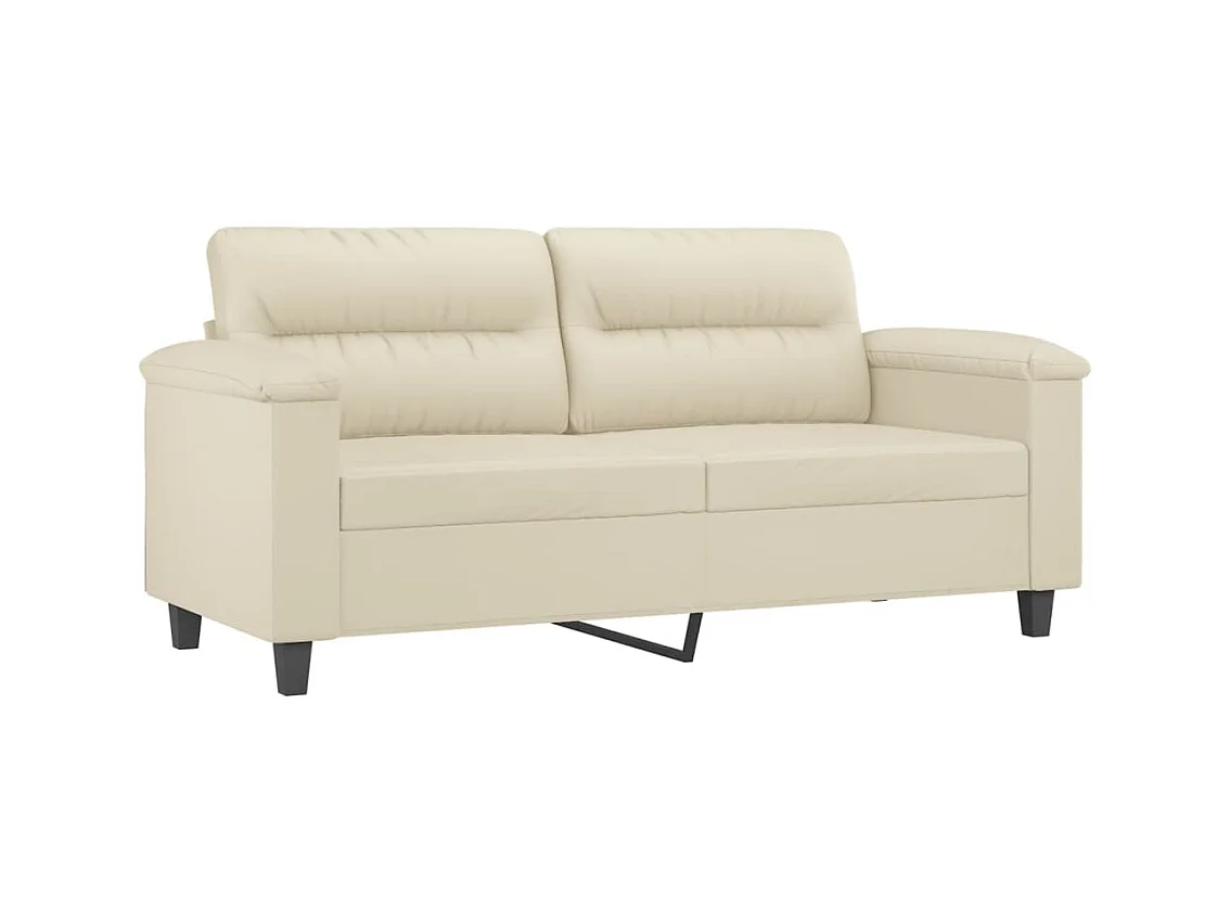 2-zitsbank Crème 140 cm Kunstleer