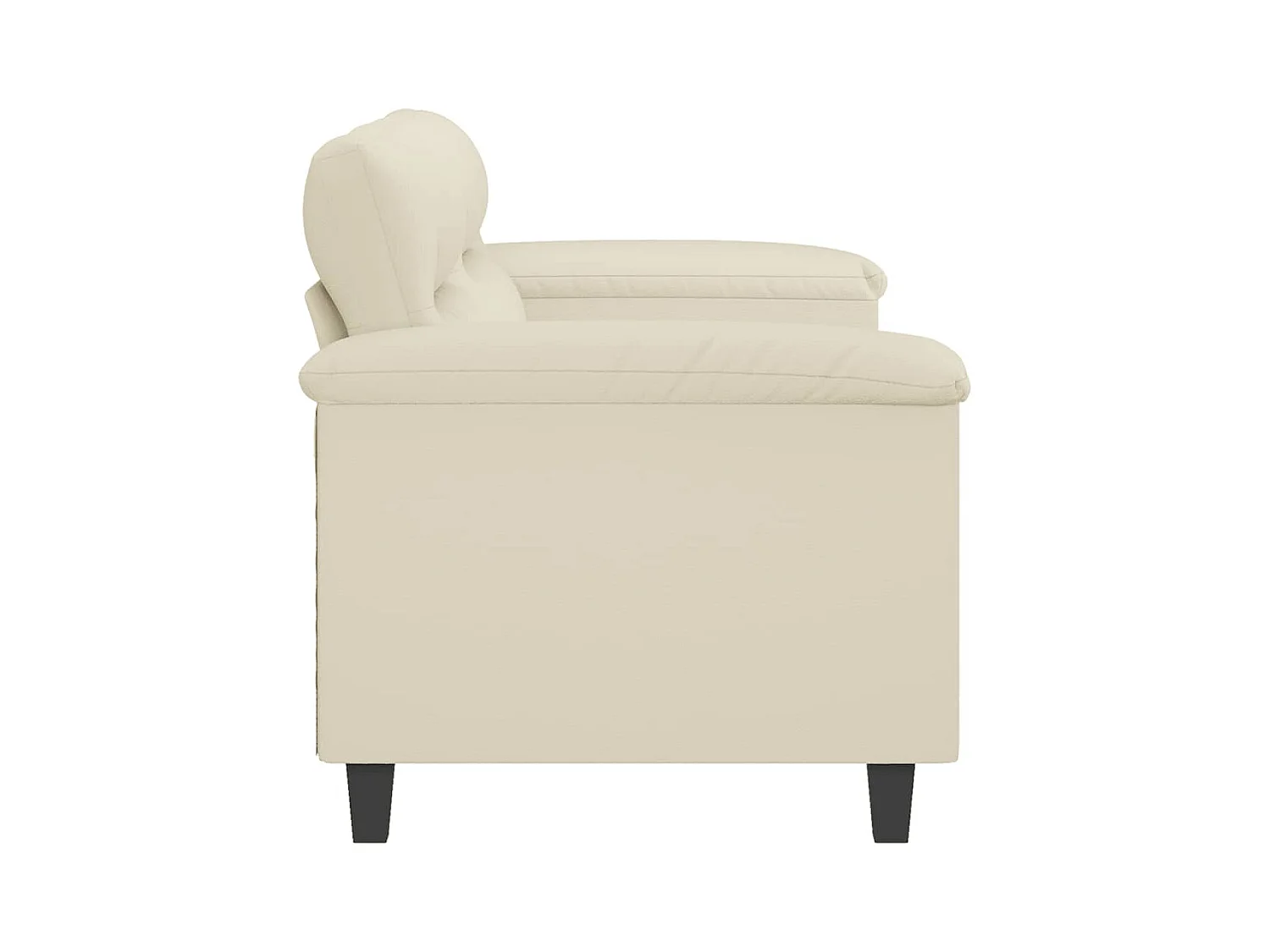 2-zitsbank Crème 140 cm Kunstleer