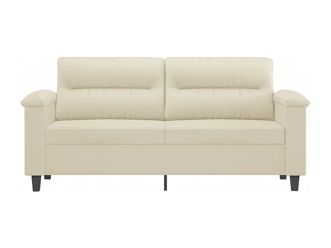 Divano 2 posti Crema 140 cm Similpelle
