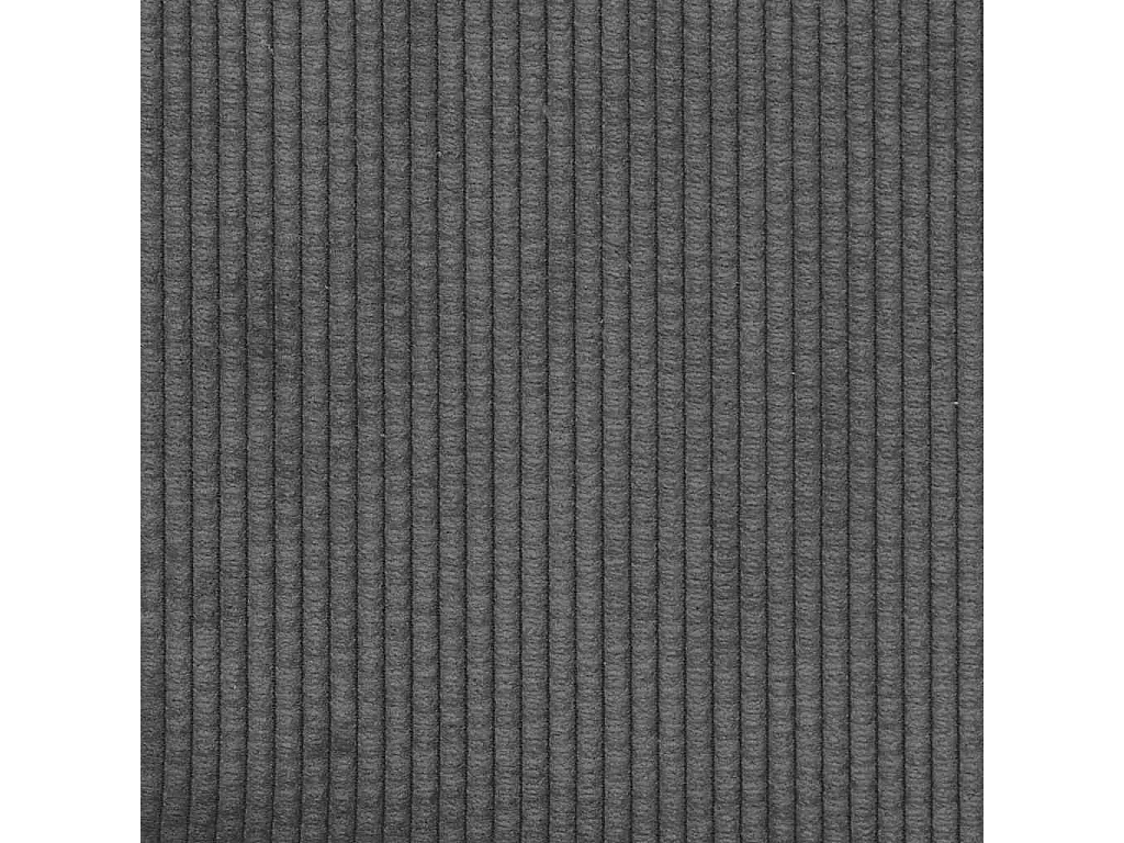 Canapé d'angle 4 places en velours cotele gris