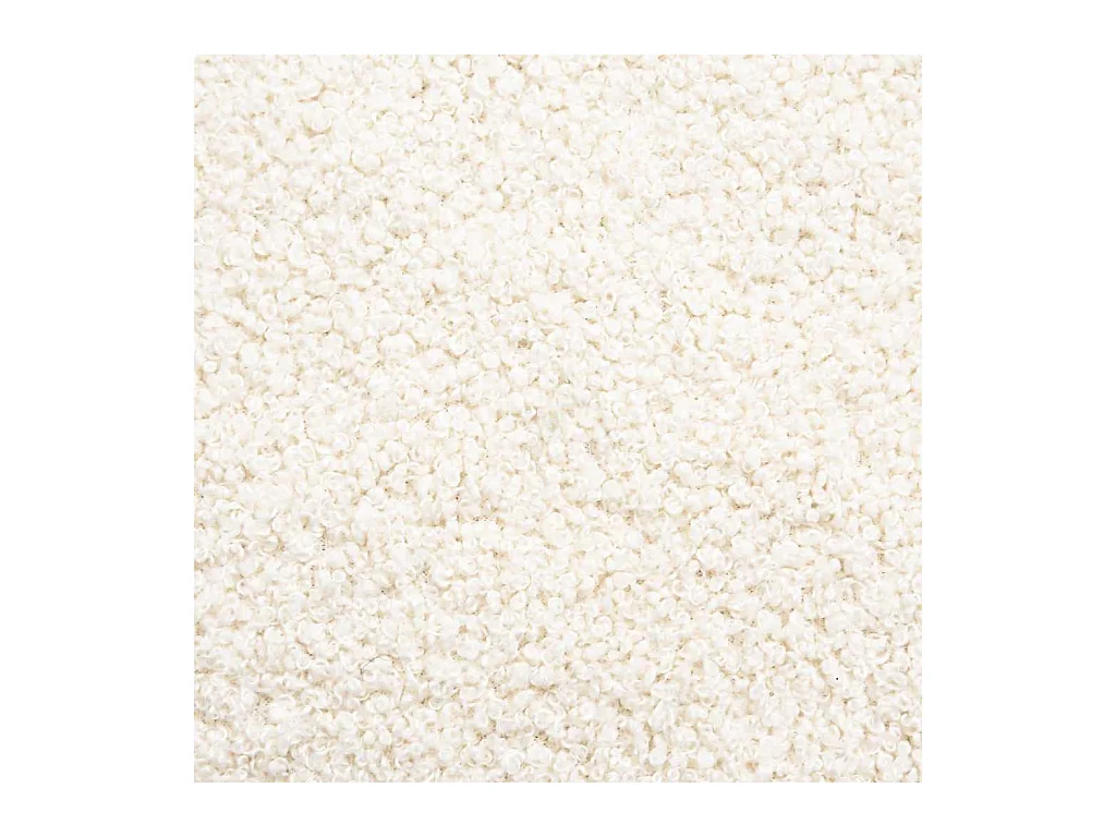 Modulaire bank zonder armleuningen Crème 55 cm Kunstkrulwolstof