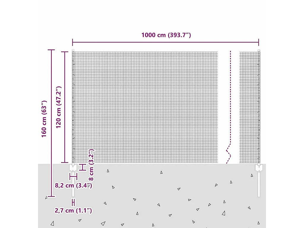 Poltrona con poggiapiedi Rosso bordeaux 60 cm Tessuto