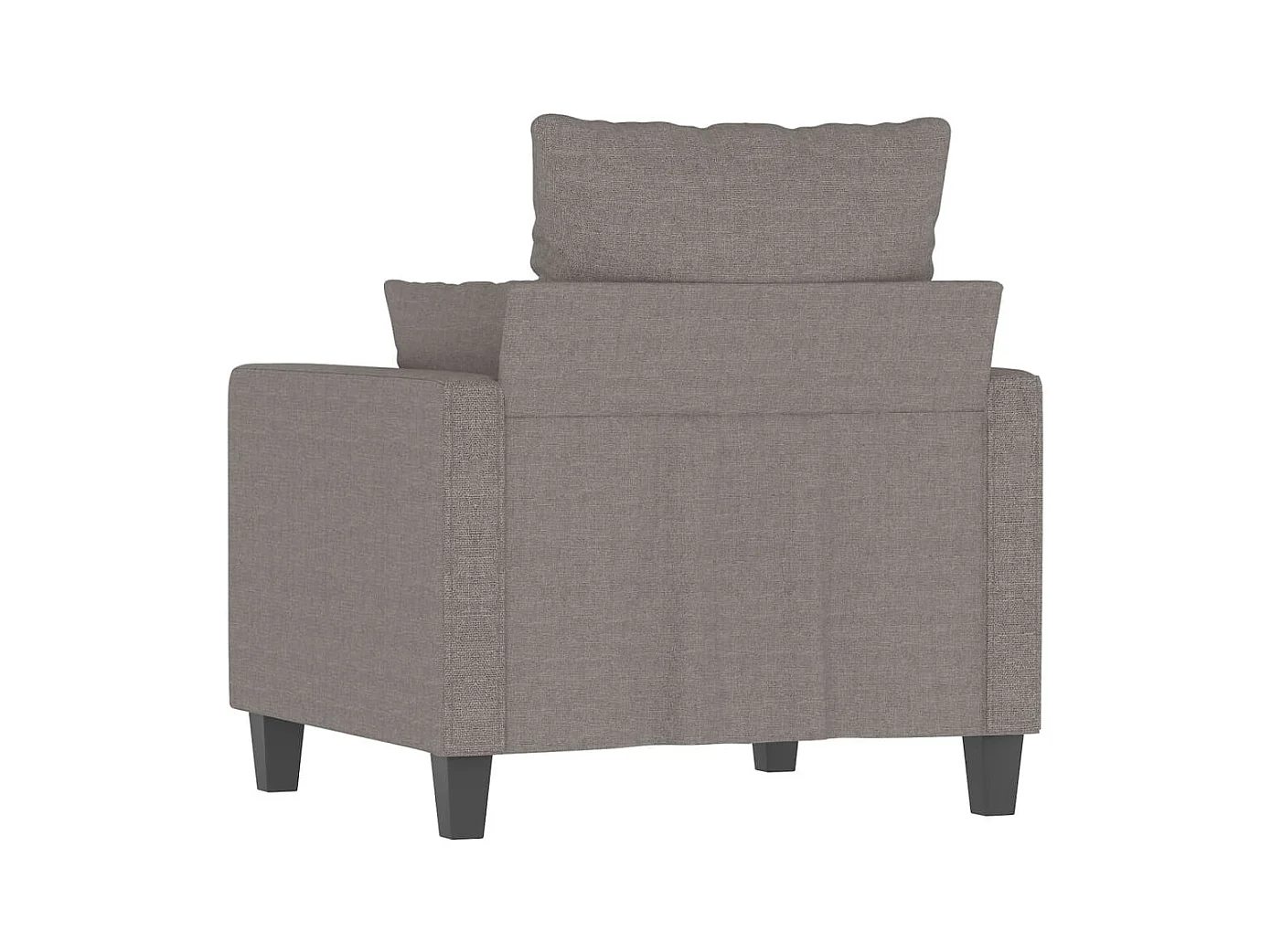 Fauteuil Taupe 60 cm Tissu