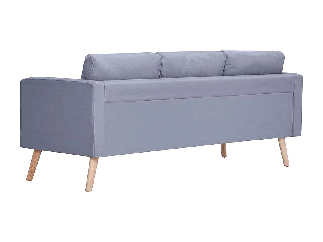 Ensemble de canapés à 2 places et à 3 places Tissu Gris clair