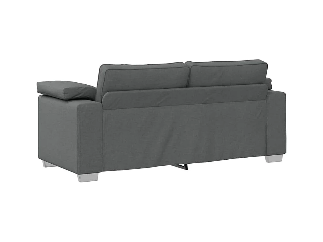 Canapé avec coussin Gris foncé 180 x 77 x 82 cm tissu