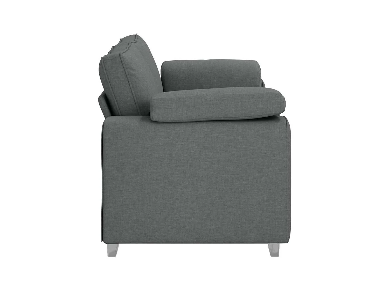 Canapé avec coussin Gris foncé 180 x 77 x 82 cm tissu