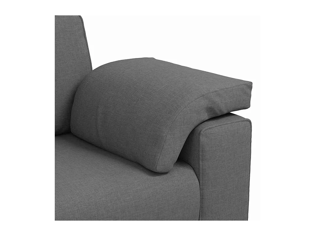Canapé avec coussin Gris foncé 180 x 77 x 82 cm tissu