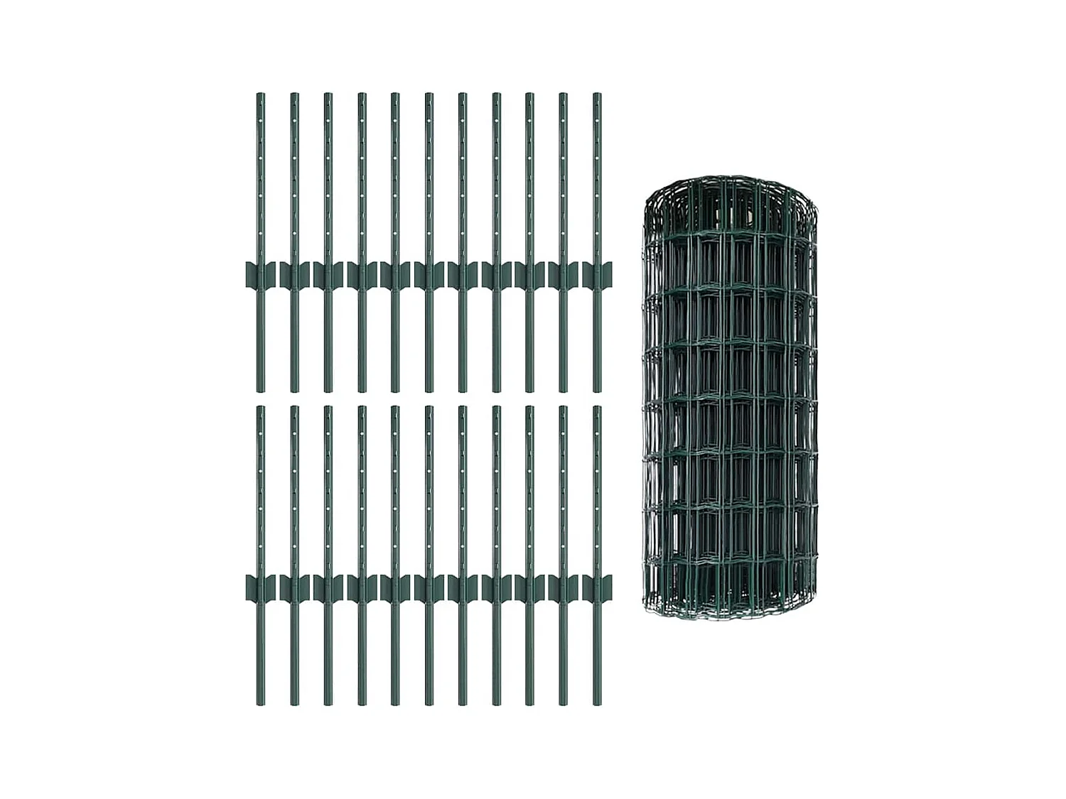 Bank 117 x 55,5 x 77 cm Lichtgrijze stof