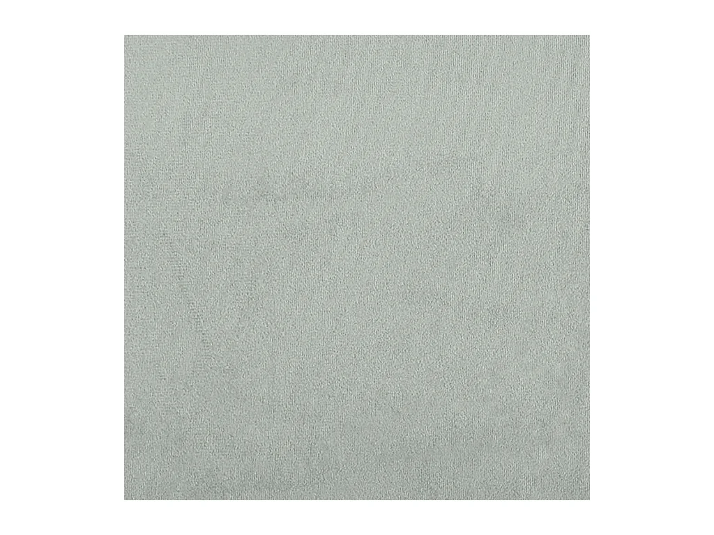 Canapé à 2 places Gris clair 120 cm Velours