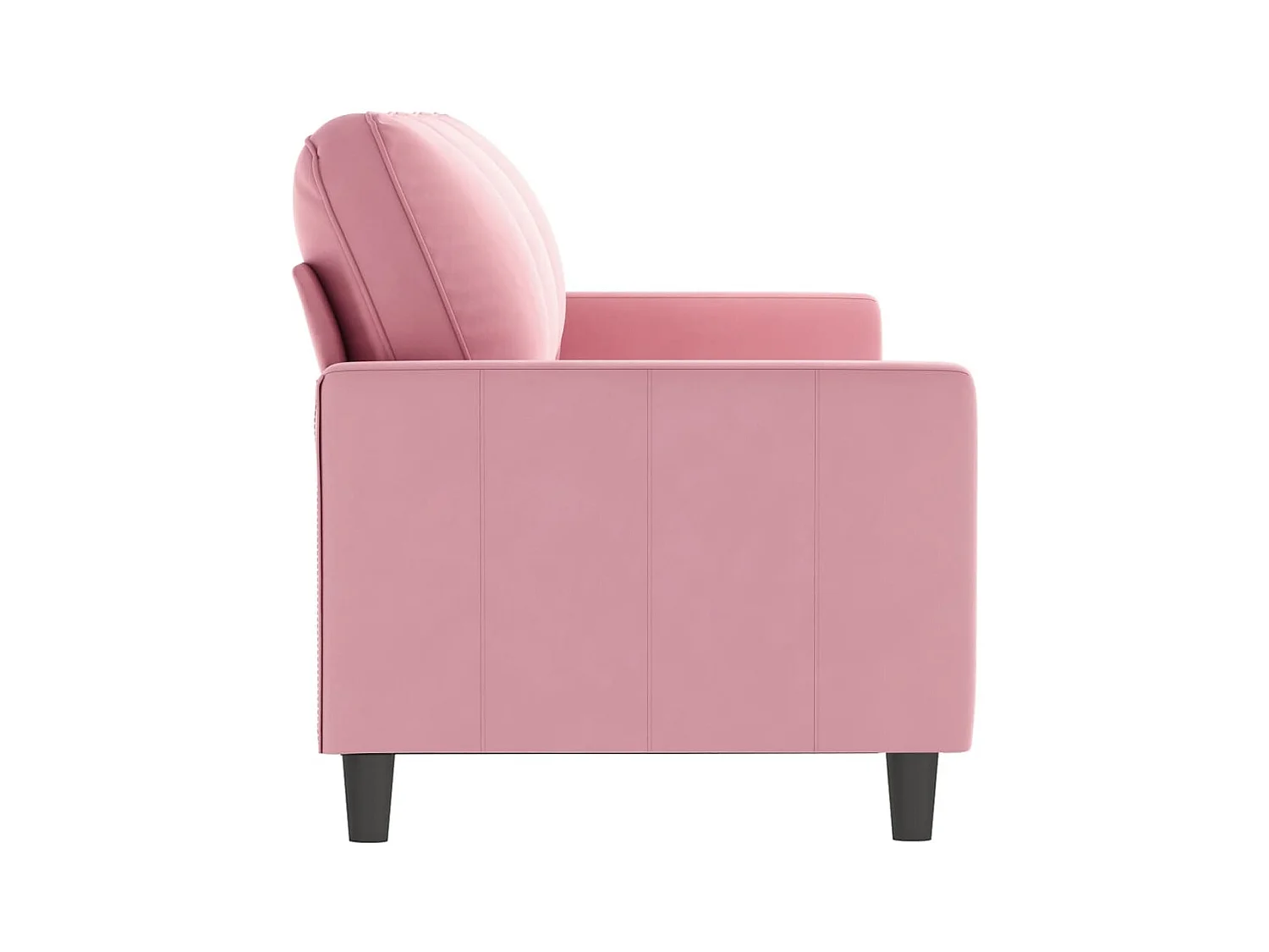 Divano 3 posti Rosa 180 cm Velluto