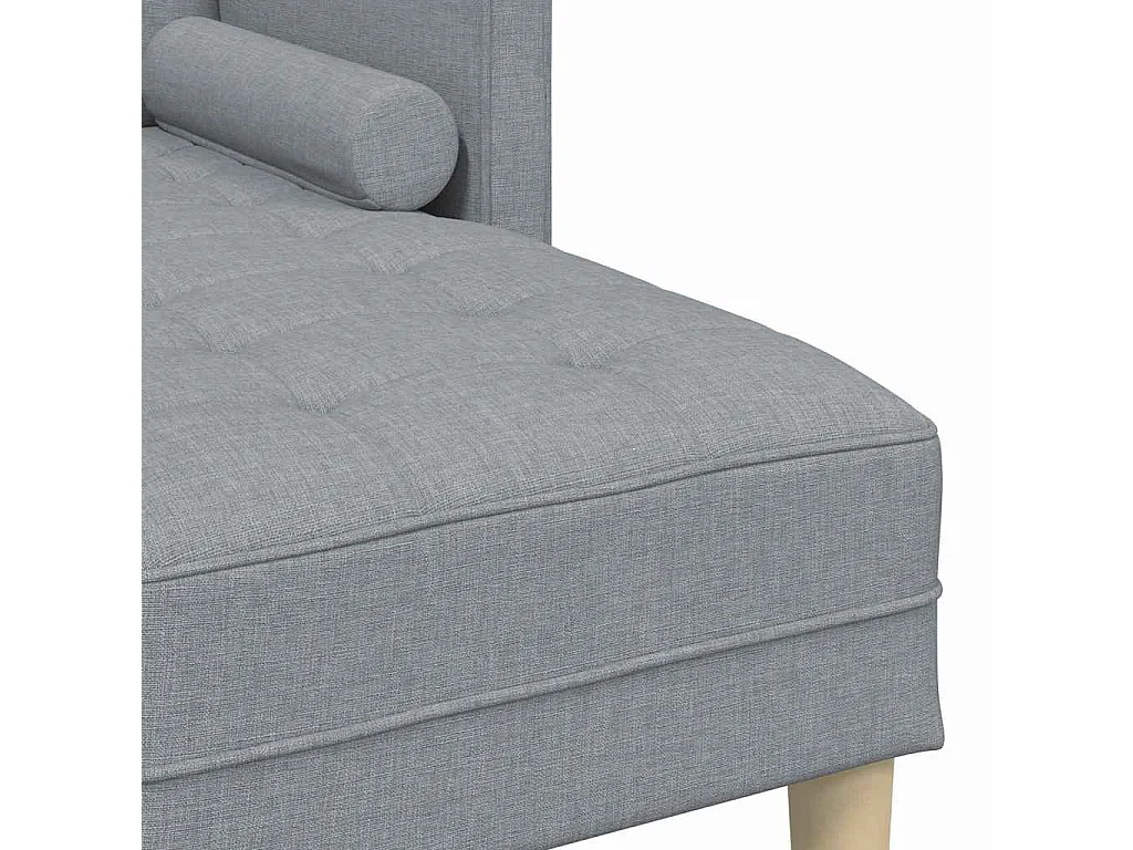 Hellgraues Sofa-Set 173 x 131 x 67 cm Stoff