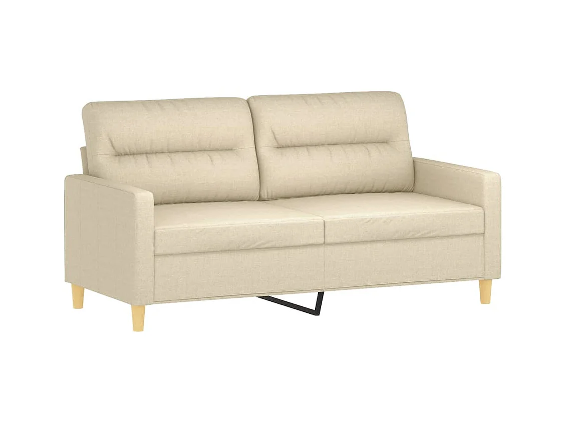 2-zitsbank Crème 140 cm Stof