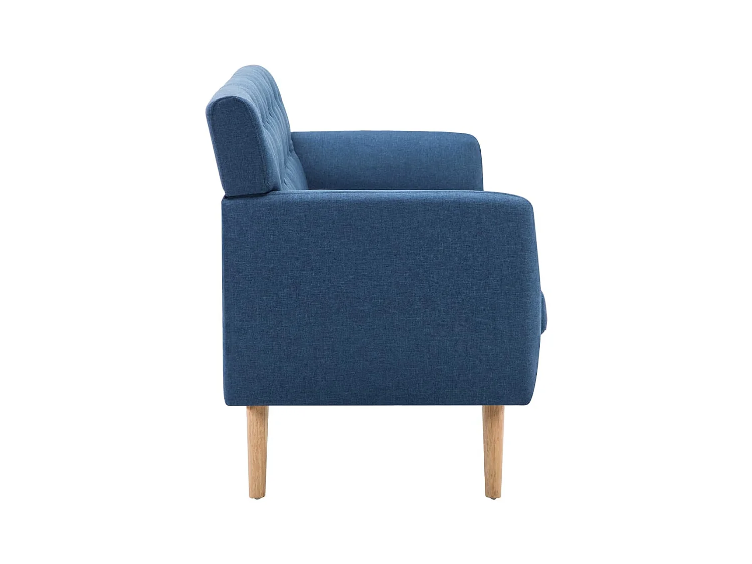 3-Sitzer Sofa mit Stoffbezug 172x70x82 cm blau