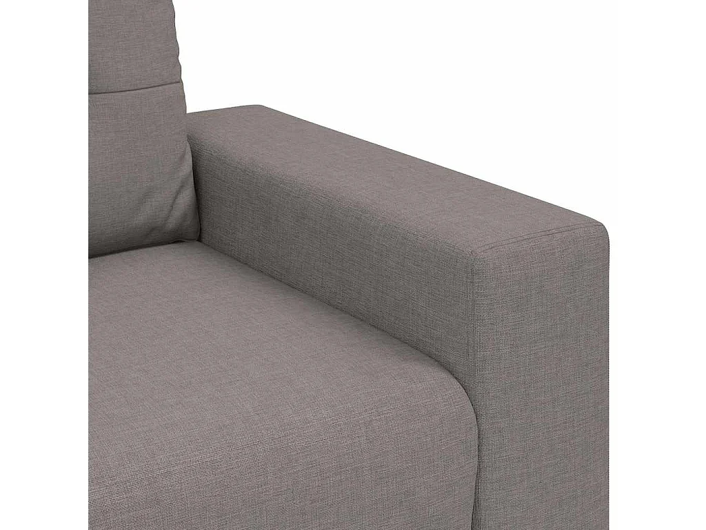 Sofa 3 places avec coussin Taupe tissu