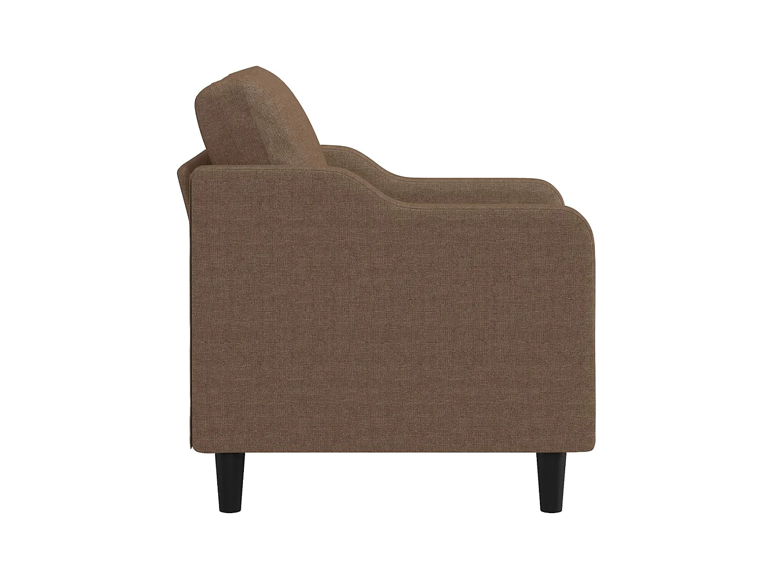 Bruine fauteuil 60 cm stof