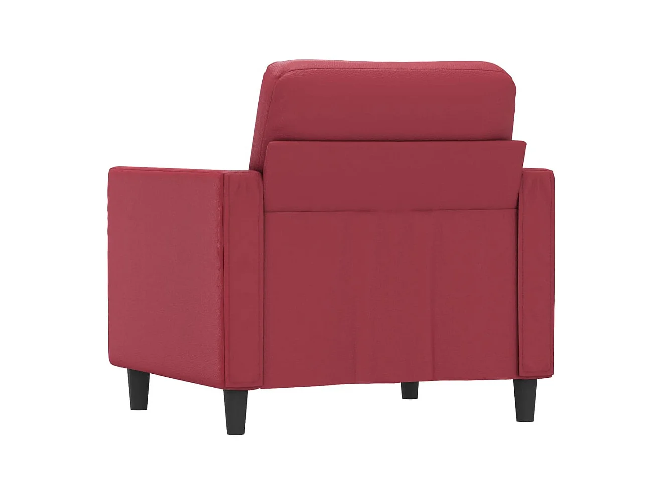 Bourgondië Rode Fauteuil 60 cm Kunstleer