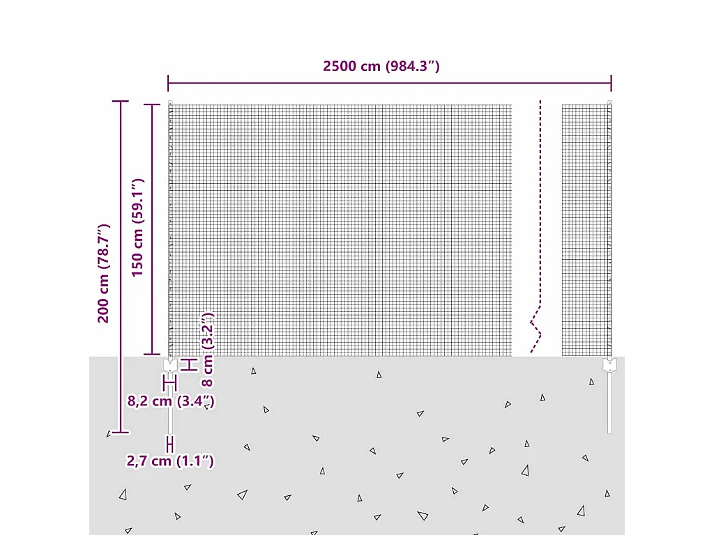 Sofá 3 plazas con reposapiés Terciopelo Negro 180 cm