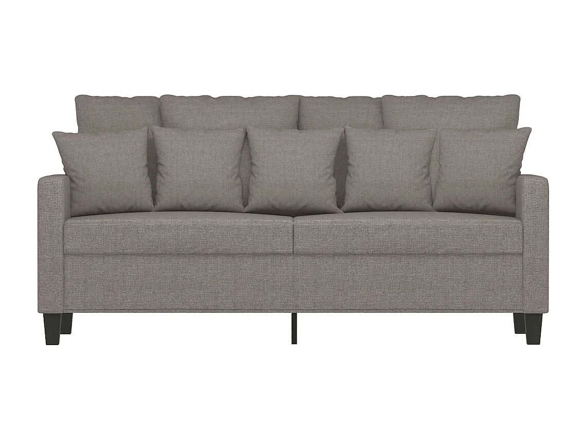 Sofá 2 plazas Taupe 140 cm Tela