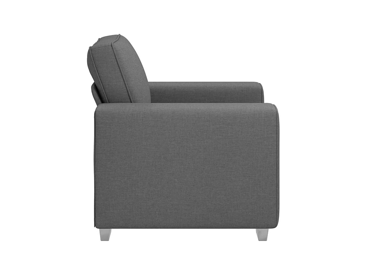 Canapé avec coussin Gris foncé 100 x 77 x 82 cm tissu