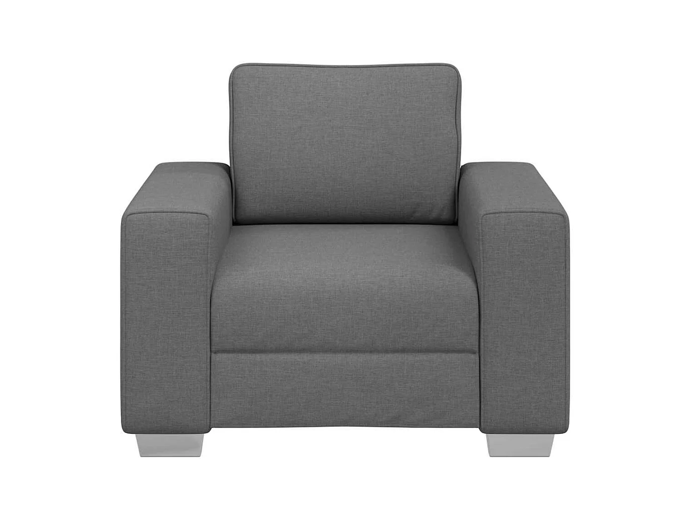 Canapé avec coussin Gris foncé 100 x 77 x 82 cm tissu