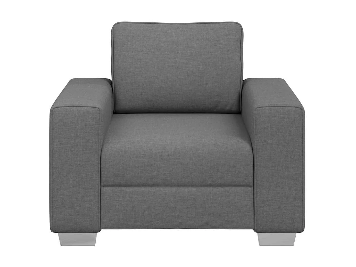 Canapé avec coussin Gris foncé 100 x 77 x 82 cm tissu