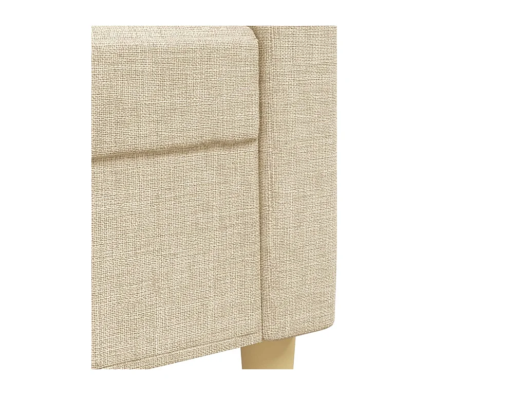 2-delige crèmekleurige stoffen bankstel