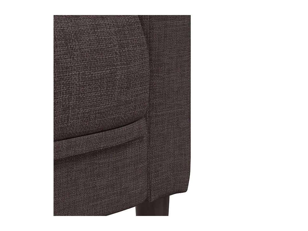 Donkerbruine stoffen 2-zitsbank