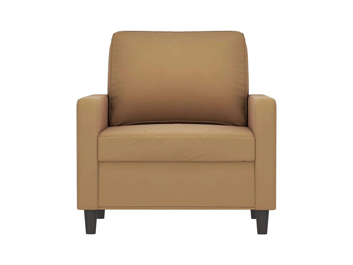 Bruine fauteuil 60 cm Fluweel