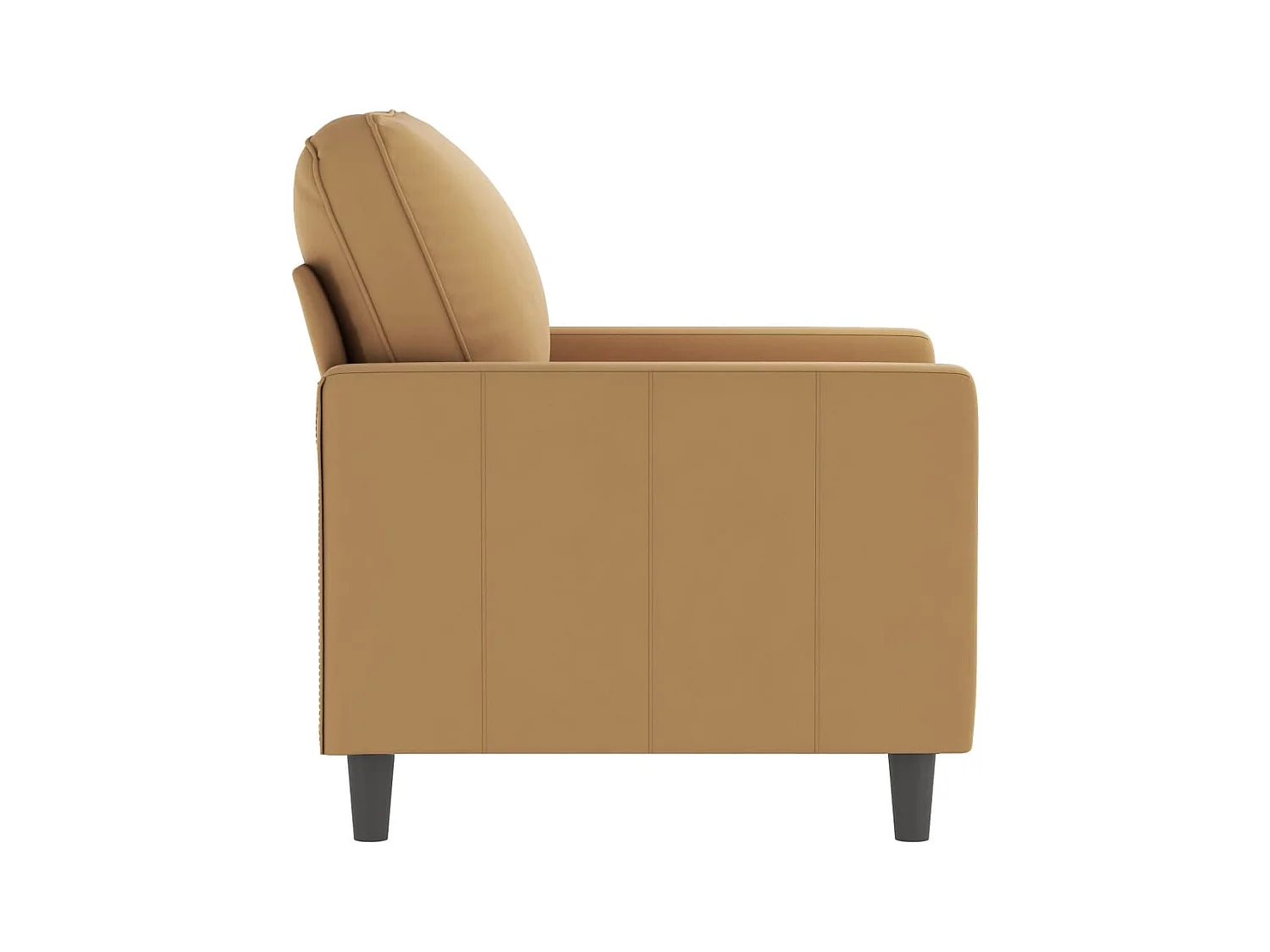 Bruine fauteuil 60 cm Fluweel