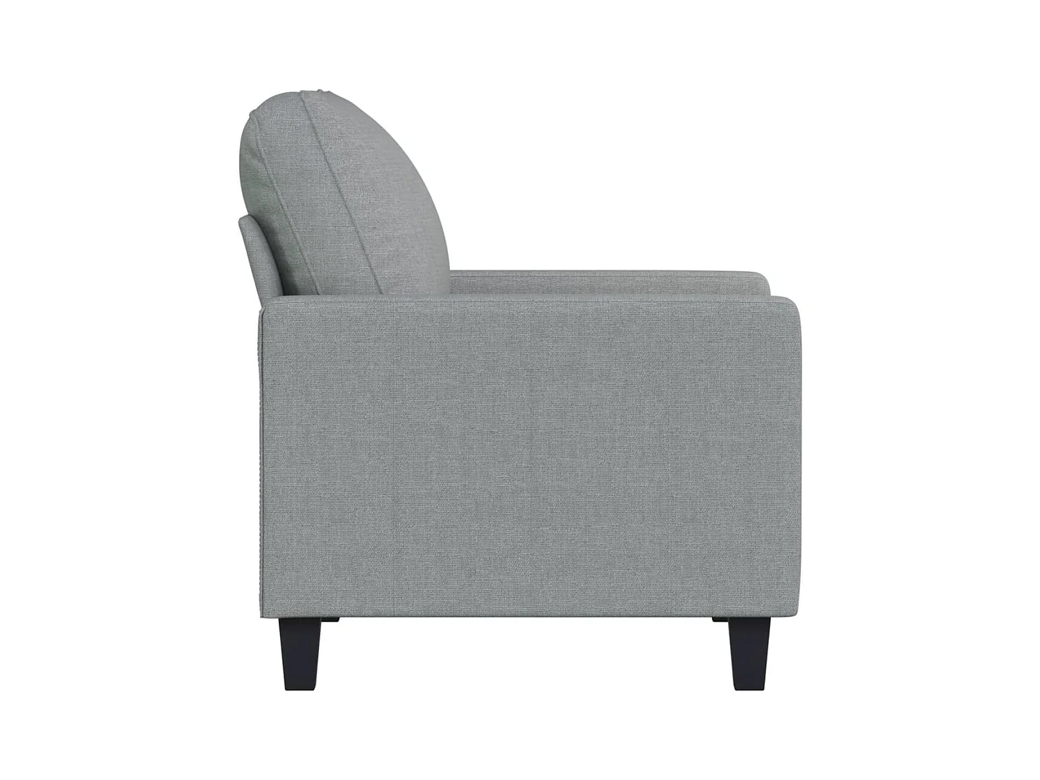 Sillón Gris Claro 60 cm Tela