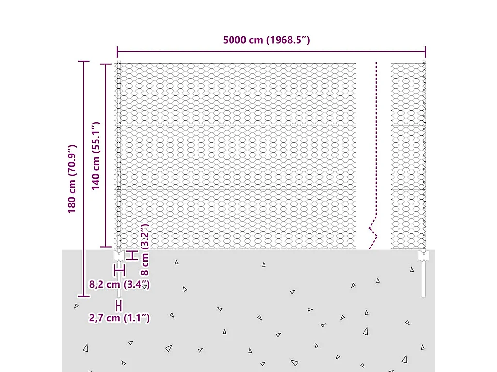 Chesterfield 2-delige bankstel crème imitatieleer
